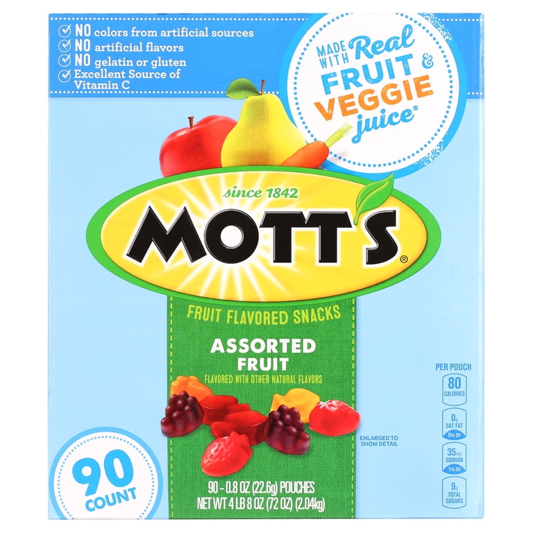Mott's Medley Assorted Fruit Flavored Snacks (90 ct.) - Walmart.com