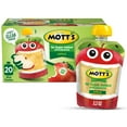 thumbnail image 1 of Mott's No Sugar Added Applesauce, 3.2 oz clear pouches, 20 pack, 1 of 20