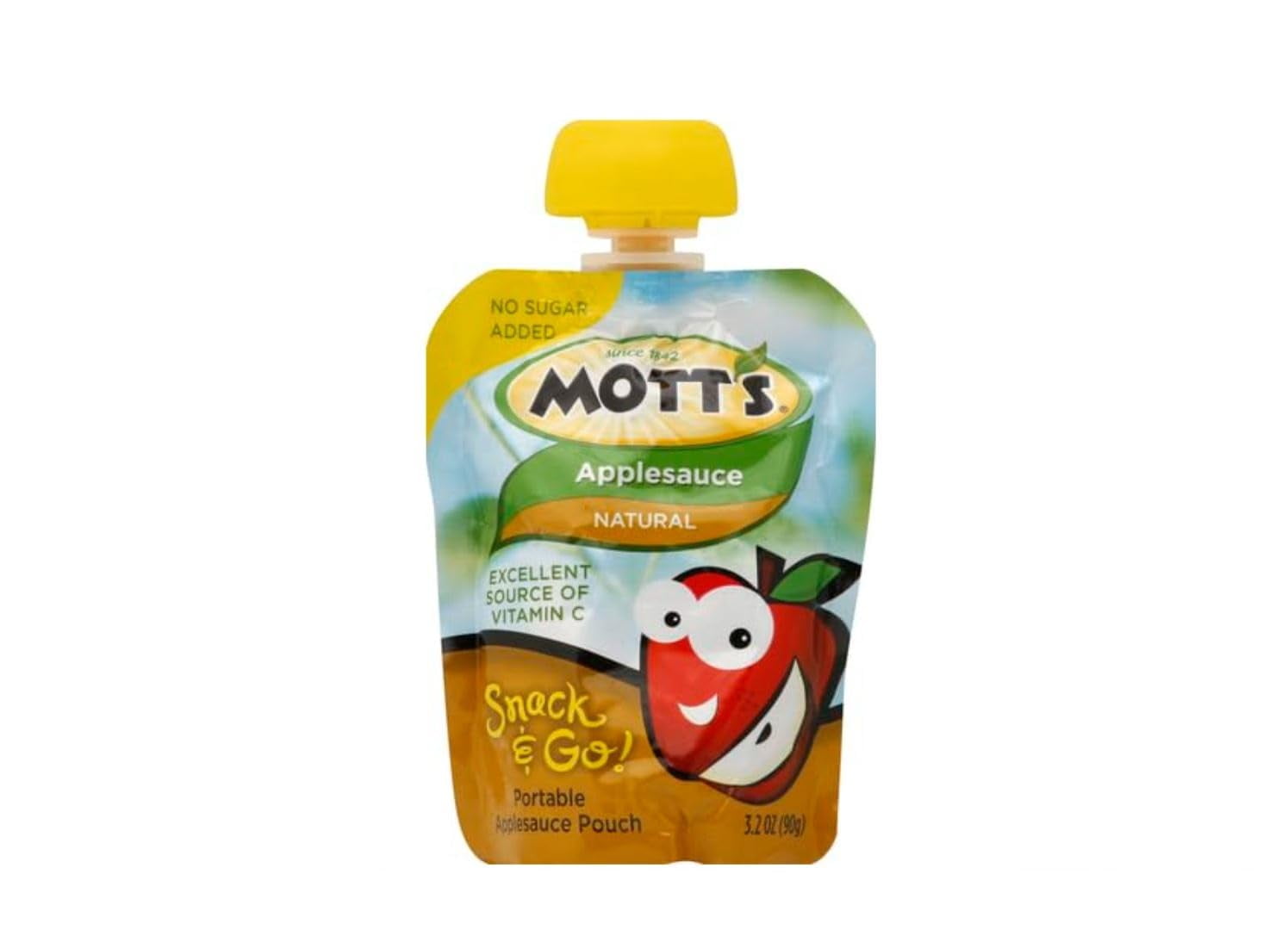 Mott's Snack and Go MMF7 Applesauce, Natural, 3.2 oz