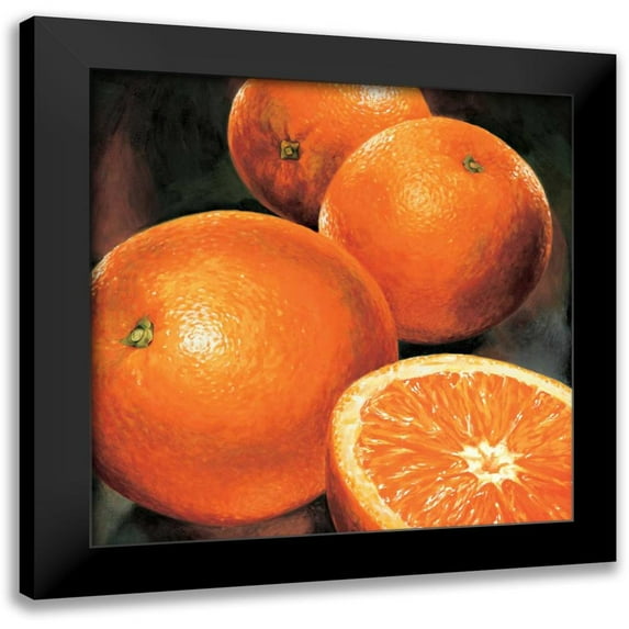 Mottinelli, Stefania 15x15 Black Modern Framed Museum Art Print Titled - Arance