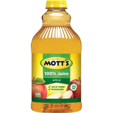 Motts 100 Percent Apple Juice, 64 Ounce -- 8 per Case.