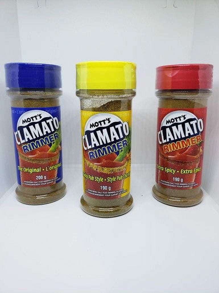 Motts Clamato Rimmer Seasoning Salt for Rimming Glasses 200g/7.1oz ...