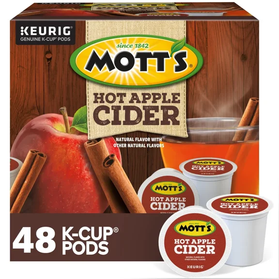Motts Hot Apple Cider - K-Cup Pod 48 Ct