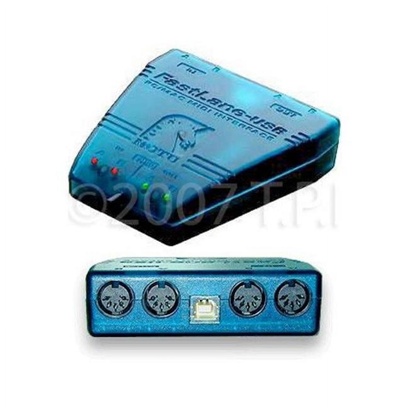 Motu MOTUFASTLANE USB In & 2Out MIDI Interface with MIDI Thru for