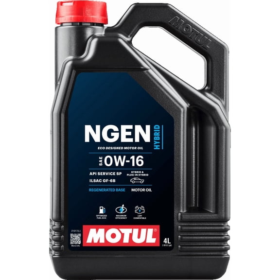 Motul 0W-16 Full Synthetic Motor Oil, 4 Liters