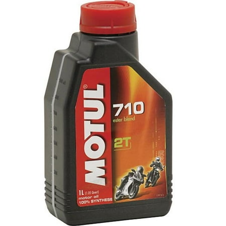 Motul 104034 710 Synthetic 2T Motor Oil - 1L.