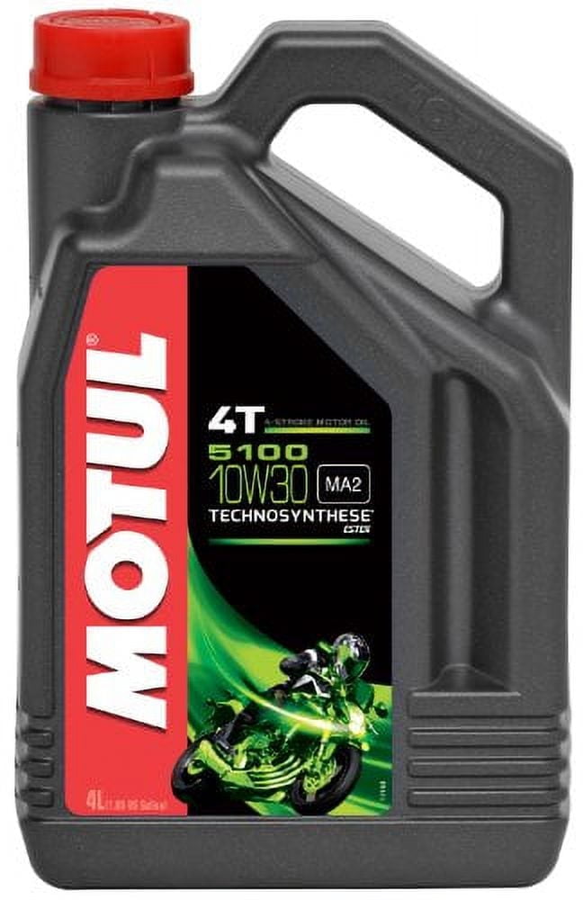 Motul 5100 4T Synthetic Blend Oil, 10W-30, 4L, Ester Technology