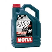 Motul 104083 5100 4T Synthetic Ester Blend Motor Oil - 15W50 - 1gal.