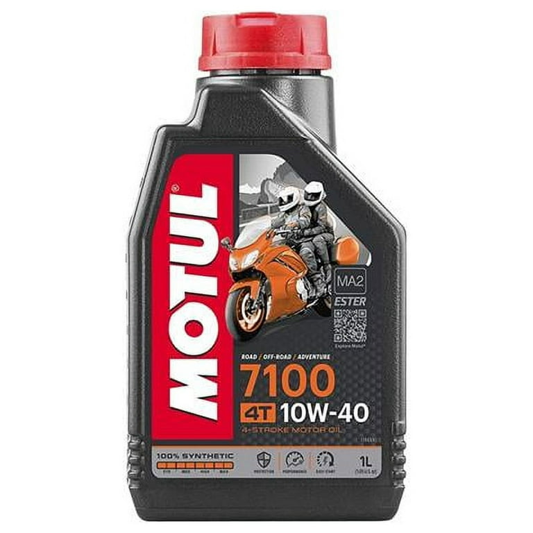 Motul 104091 1L 7100 10W40 4T 4-Stroke Engine Oil