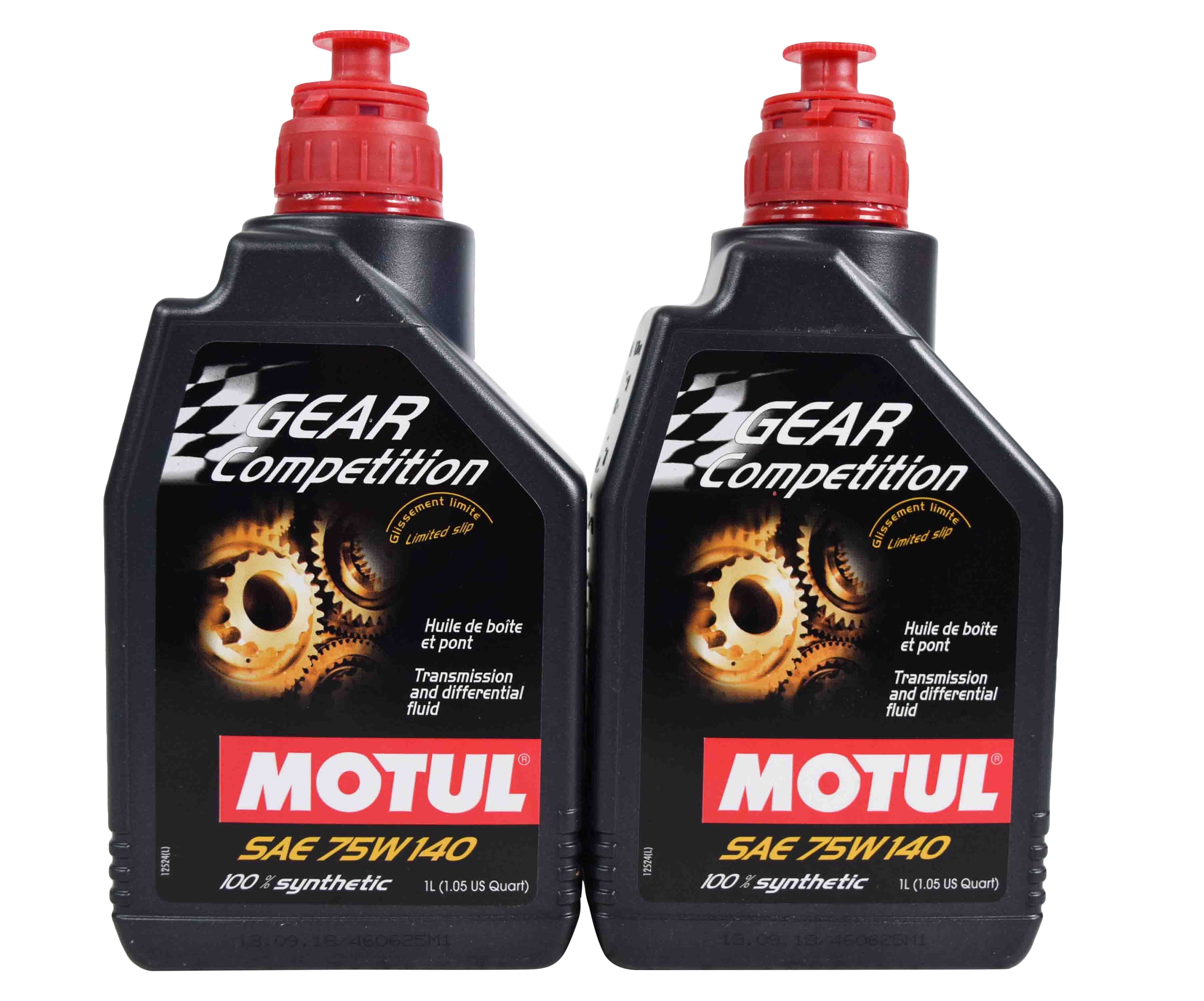 Motul 105779 Full Synthetic Gear Competition SAE 75W140 Oil 75W