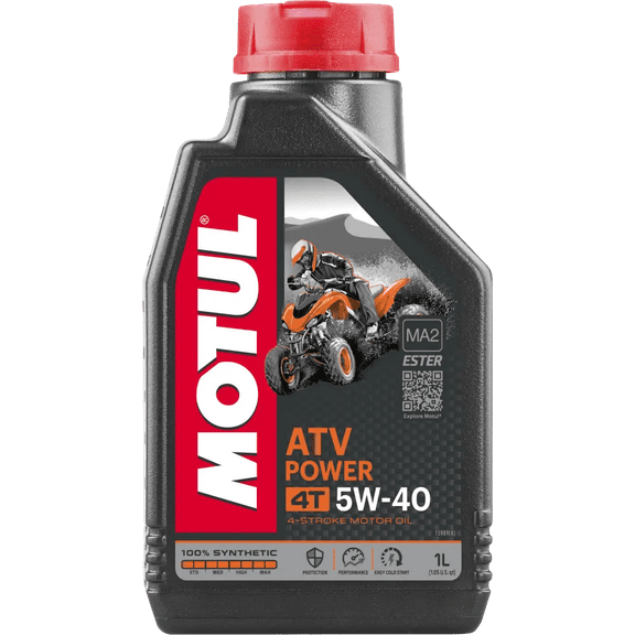 Motul 105897 ATV Power 4T 5W40 Motor Oil 1L