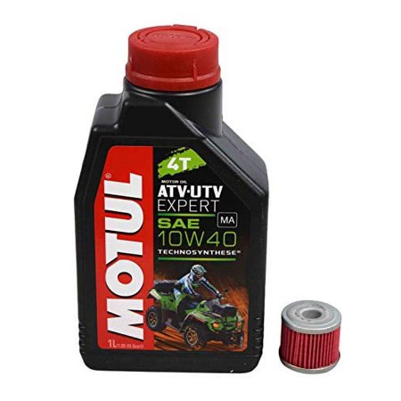 Motul 105938 10W-40 Synthetic Blend Engine Oil Change Kit w/Performance Oil