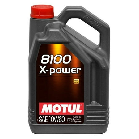 Motul 106144-4 8100 X-Power 10w60 Case4x5 Liter, 676.2 Fluid_Ounces