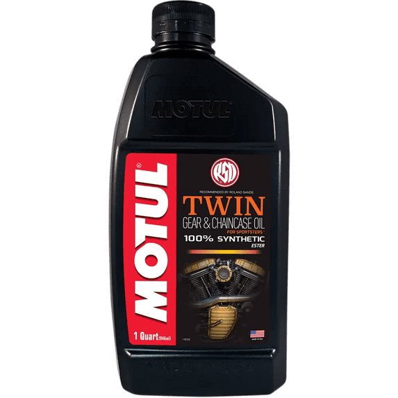 Motul 108063 V-Twin Motorcycle 100% Synthetic Gear & Chain Case Oil 1 Quart