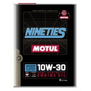 Motul 10W-30 Synthetic Blend Motor Oil, 2 Liters