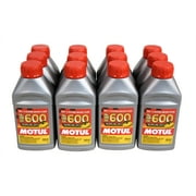 Motul 12 Pack Dot-4 100 Percent Synthetic Racing Brake Fluid - 500 ml