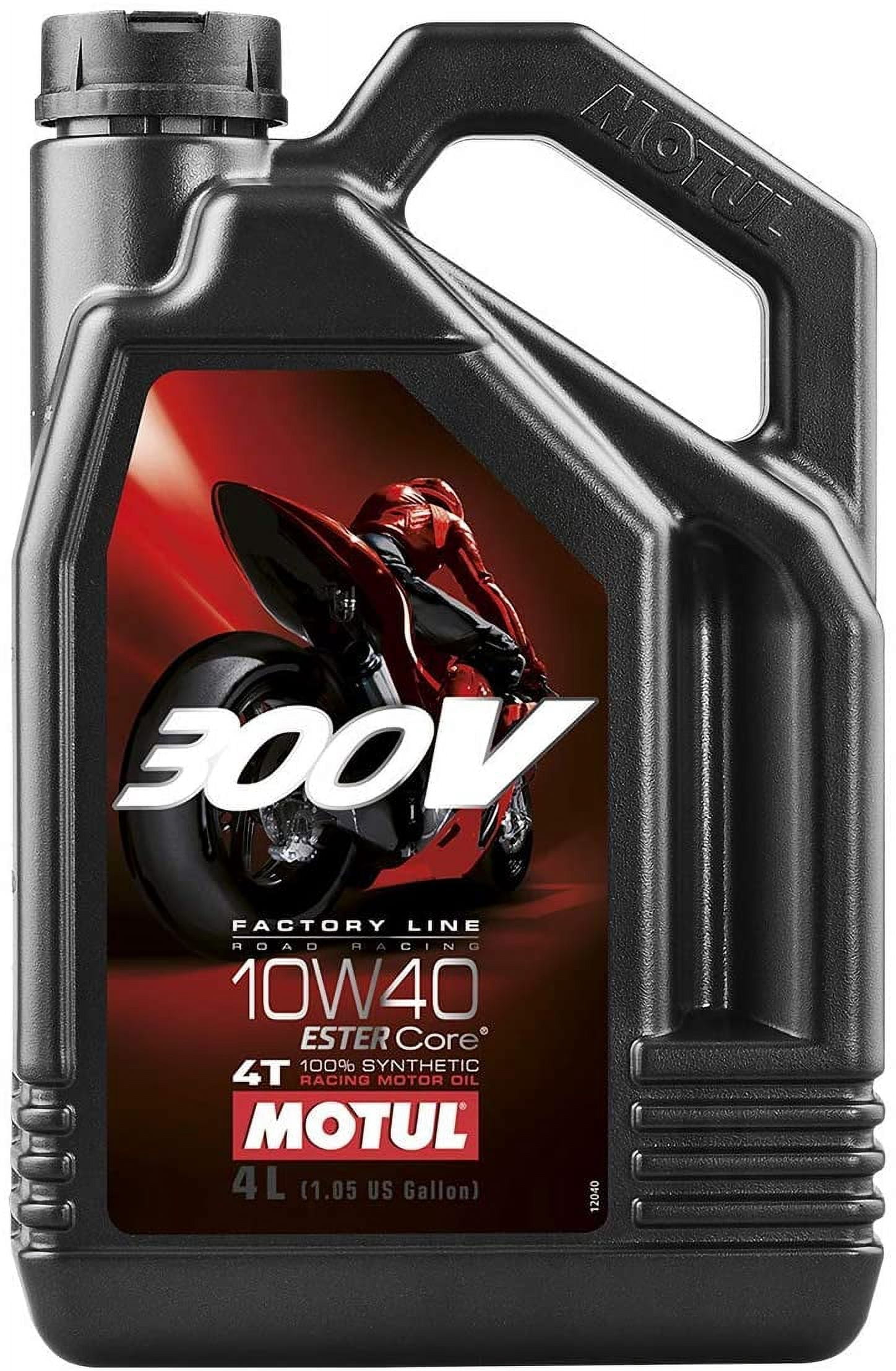 Motul 300V 4T Factory Line 10W-40 Synthetic Oil 4 Liters (104121)