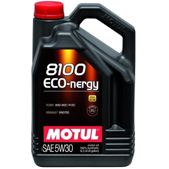 Motul 5 Liter 8100 5W30 Eco-Nergy Synthetic Engine Oil for Ford 913C