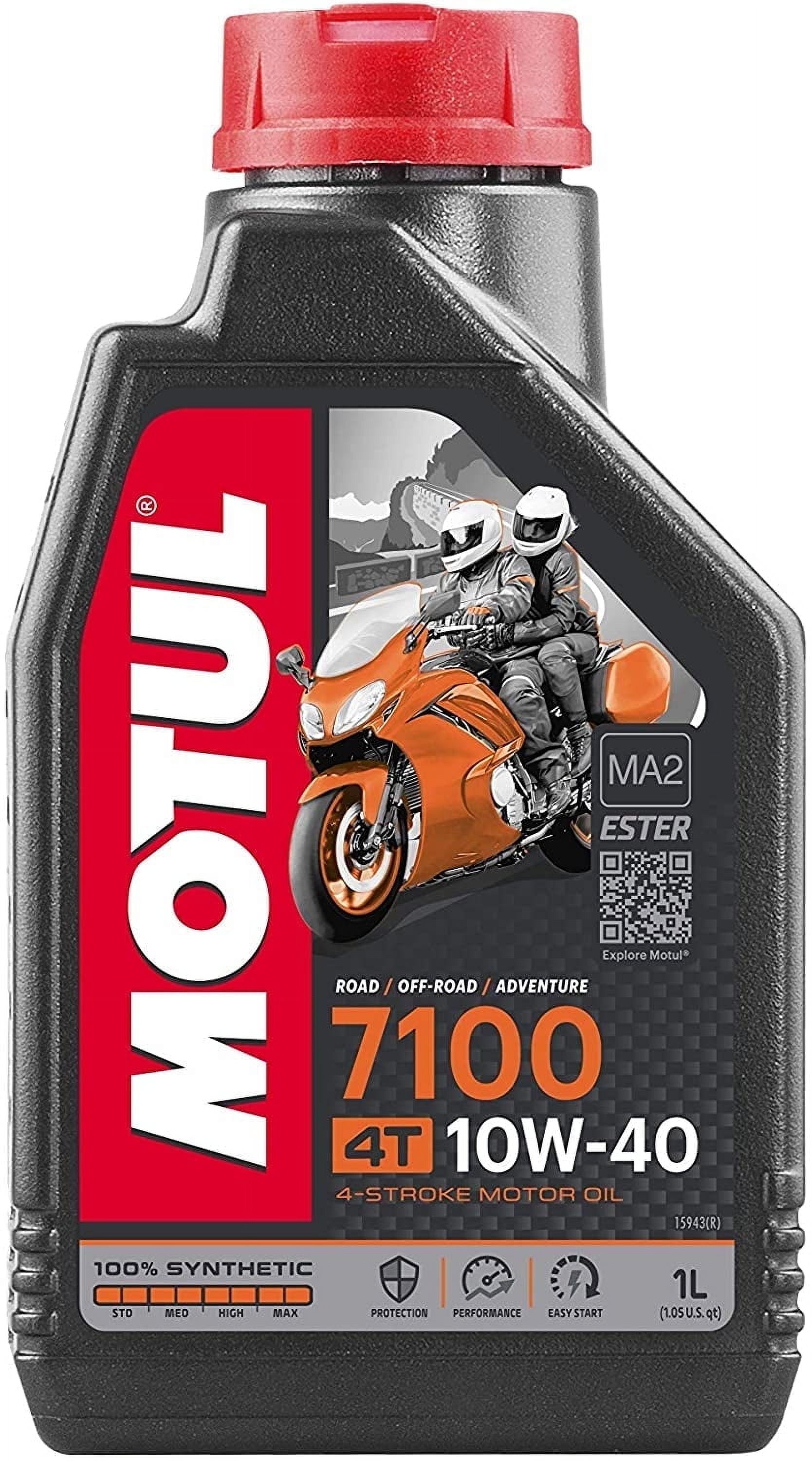 Motul 7100 4T 10W-40 Synthetic Oil 1 Liter (104091)
