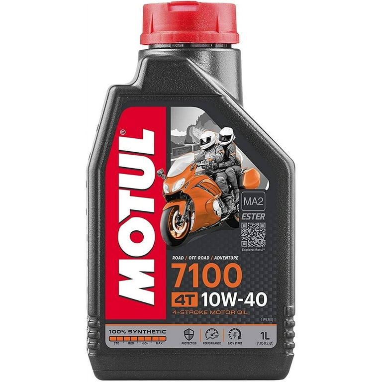 Motul 7100 4T 10W-40 Synthetic Oil 1 Liter (104091