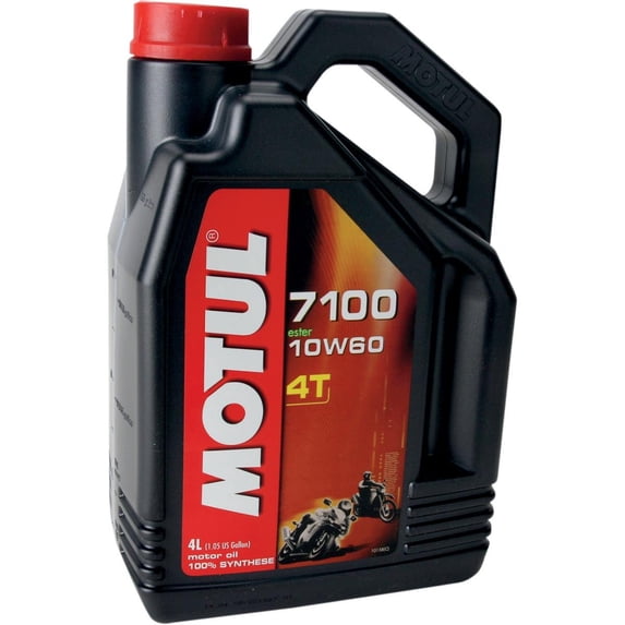 Motul 7100 4T Synthetic Ester Motor Oil - 10W60-4L. 102191