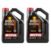 Motul 8100 ECO-LITE 0W20 - 10 Liters - Fully Synthetic Engine Motor Oil 2 x 5L