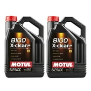 Motul 8100 X-CLEAN + 5W30 - 10 Liters - Full Synthetic Engine Motor Oil 2 x 5L