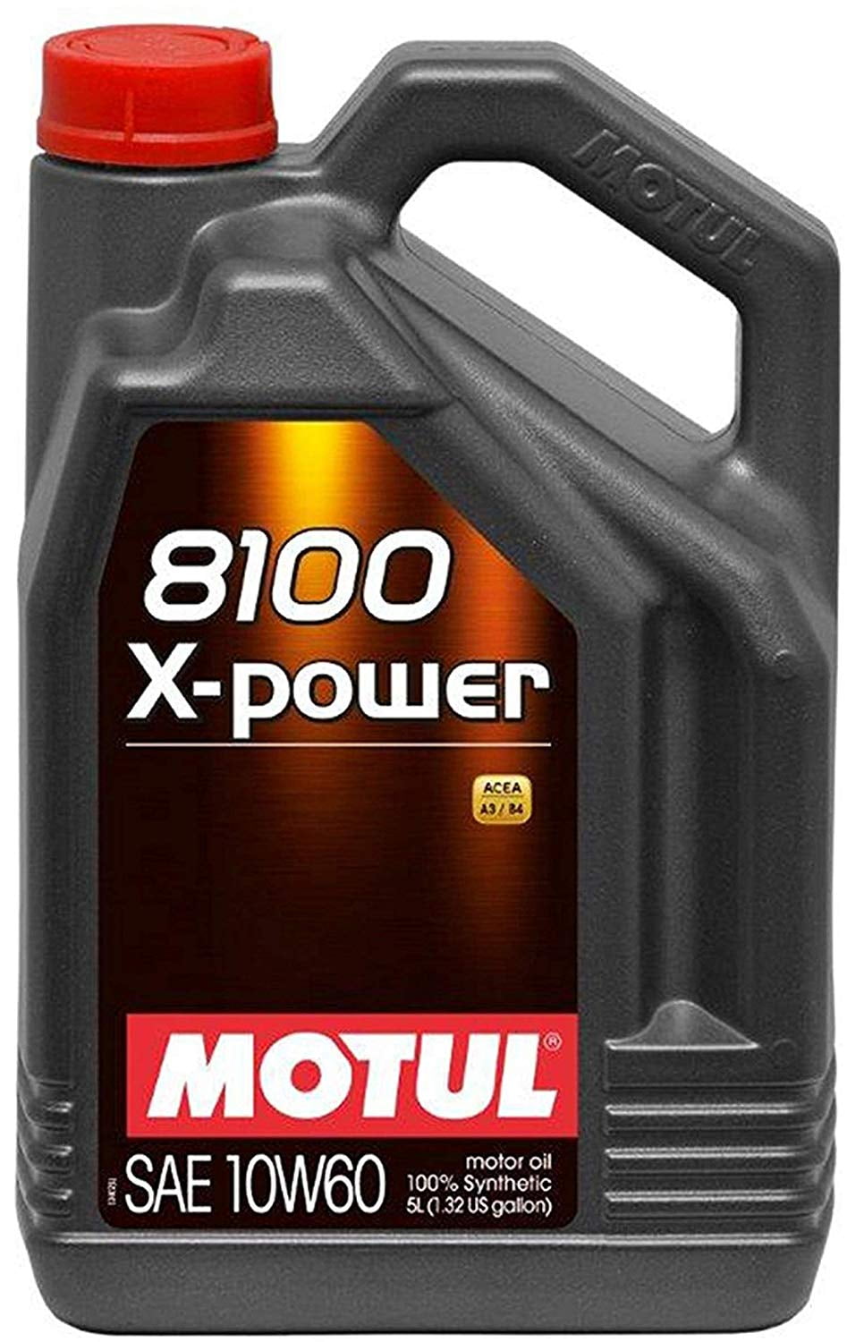 Motul 8100 X-Power 10W60 100% Synthetic Engine Oil 5 Liter (106144)