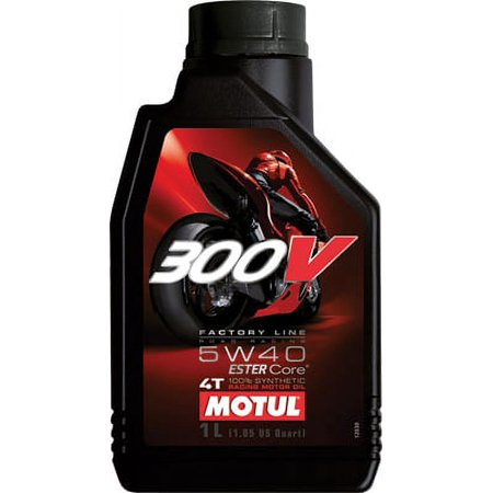 Motul Factory Line 300 V/4T Competition Synthetic Oil 5W40 - 1L. 101339 / 104112