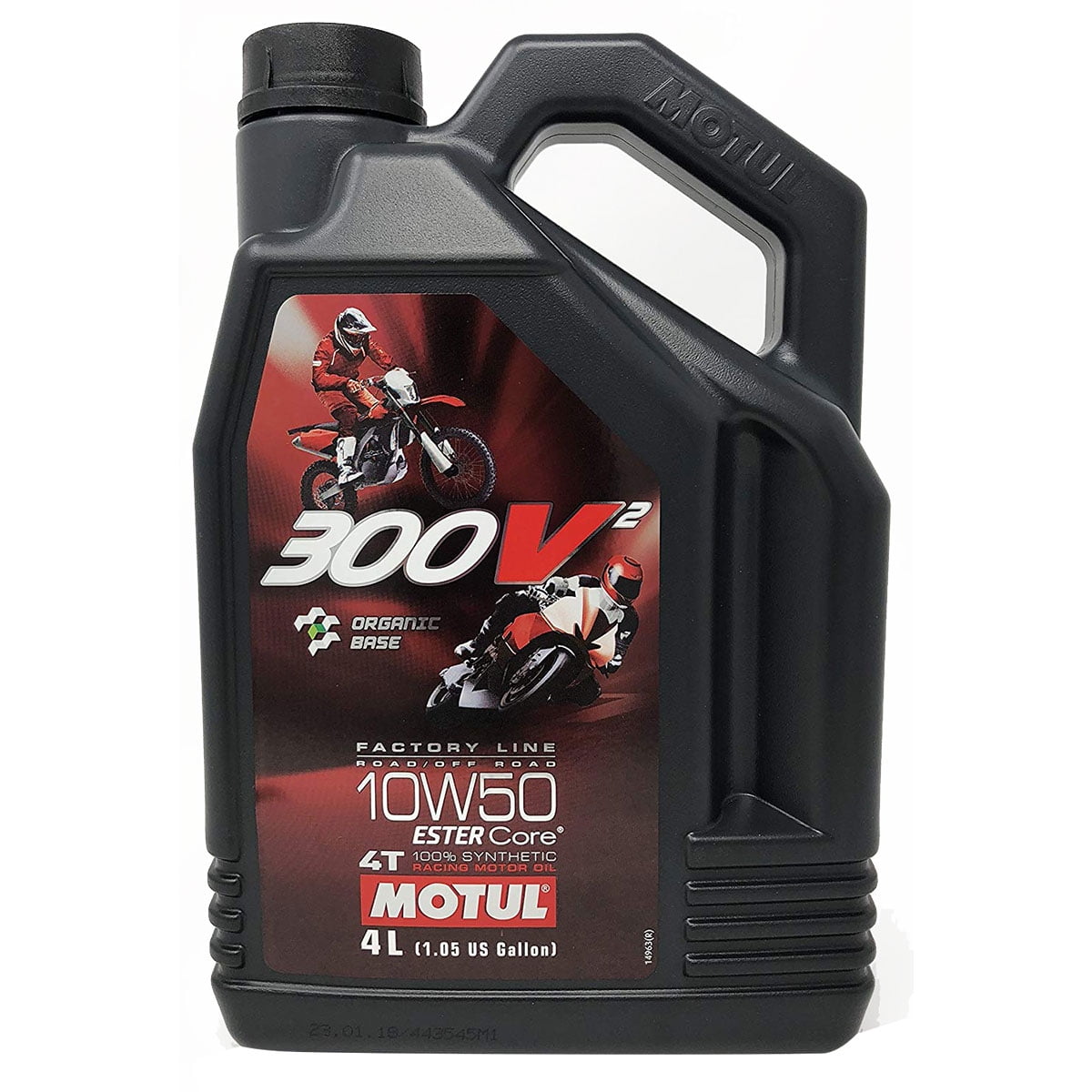 Motul Factory Line 300v2 4t %100 Full Synthetic Racing Motor Oil - 10w50 -  4 Liter Jug 