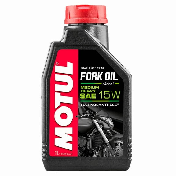 Motul Fork Oil Medium/Heavy Semi-Synthetic Motor Oil 15W, 1 Litre