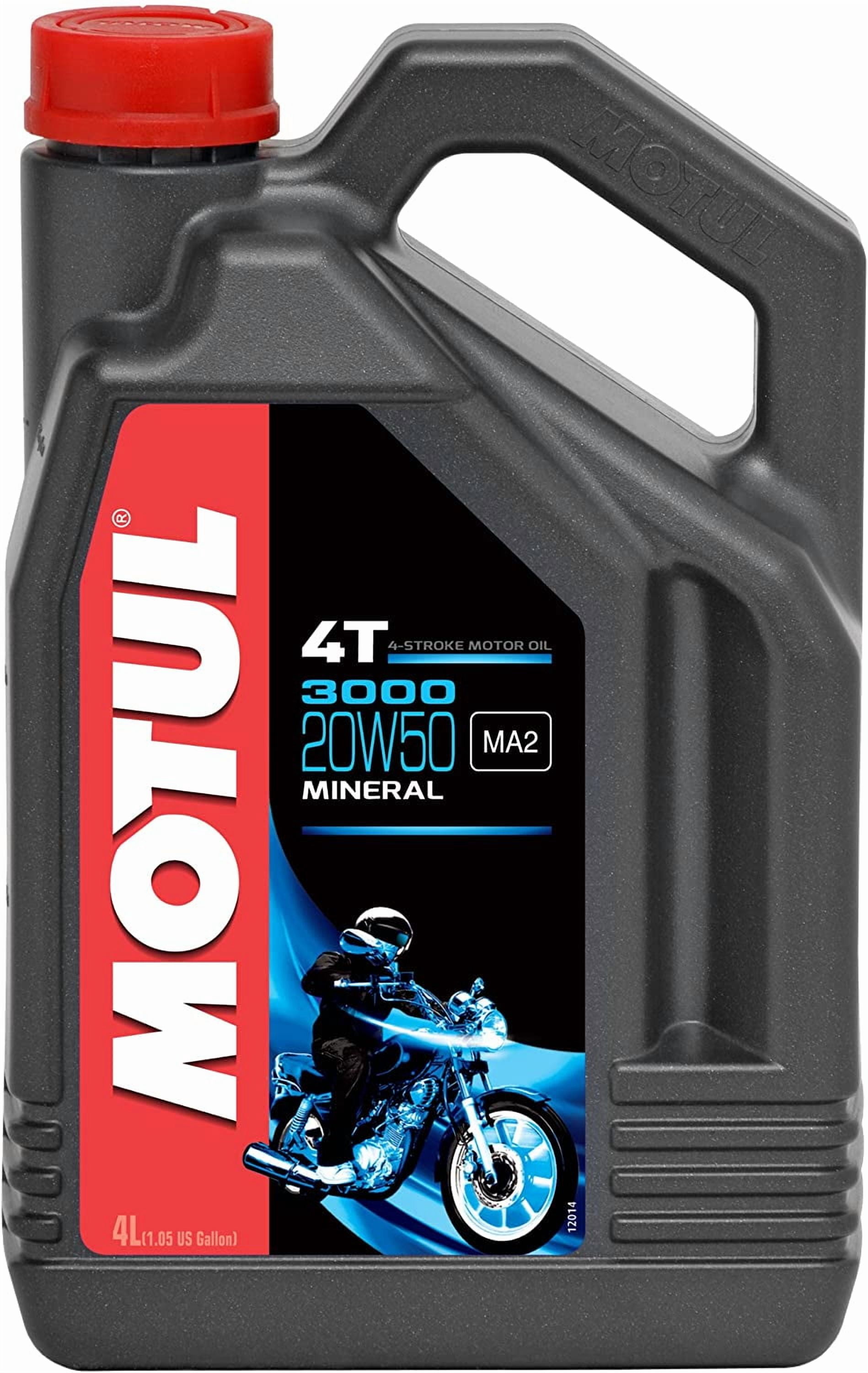 MOTUL 3000 Mineral 4T Engine Oil - 20W-50 - 1 U.S. gal. 107319
