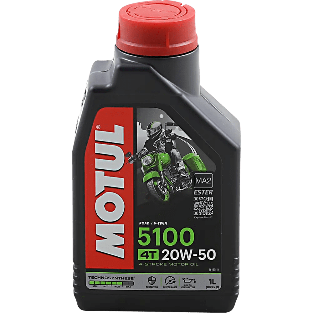 MOTUL 5100 4T Synthetic Blend Oil - 20W-50 - 1L 109944 - Walmart.com