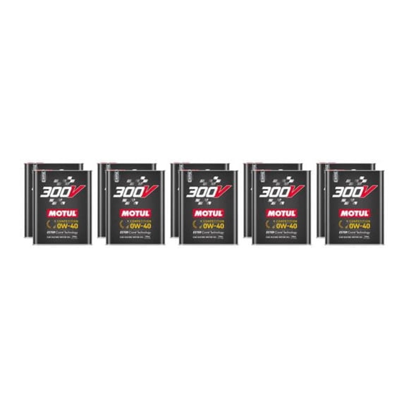 Motul MTL110857-10 2 Liter 0W40 300V Competition Oil - Case of 10