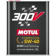 Motul USA 110817 2 litre 300V Competition 5W-40 Ester Core Racing Car Engine Oil Fits for 2002-2007 Porsche Cayenne