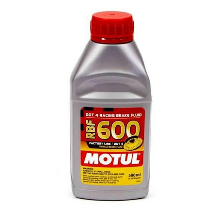 Motul USA MTL100949 500 ml Dot-4 Synthetic Brake Fluid with RBF 600 Factory Line