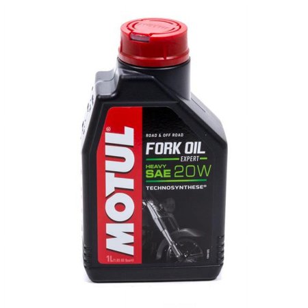 Motul USA MTL105928 20W Semi-Synthetic Fork Expert Heavy Shock Oil - 1 Liter