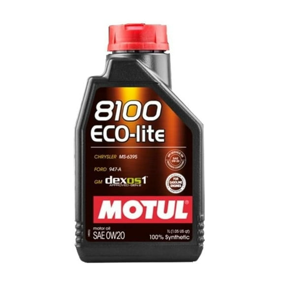 Motul USA MTL108534 1 Litre 8100 0w20 Eco-Lite Oil