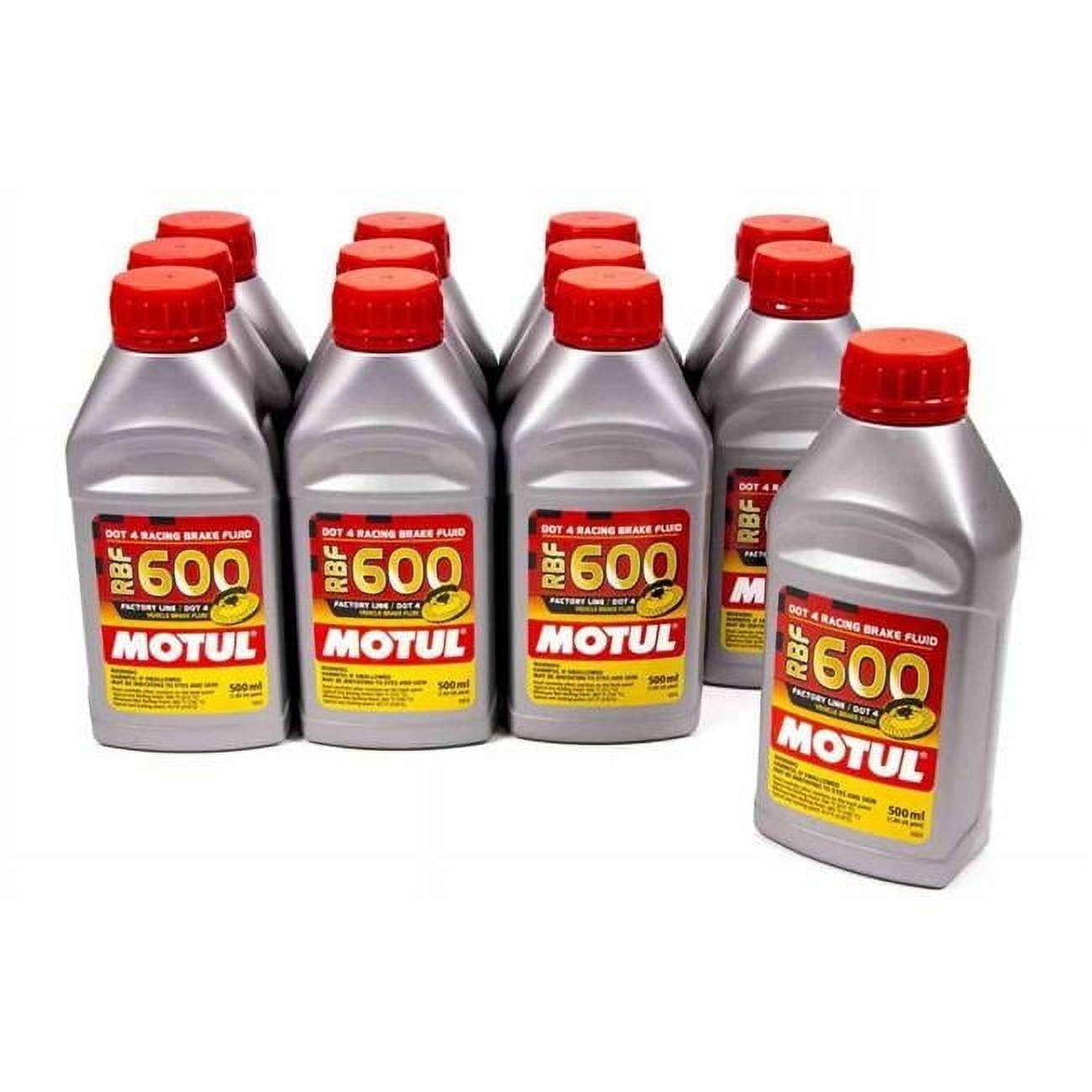 Motul USA  RBF Brake Fluid - 600 deg - 0.5 Liter - Case of 12