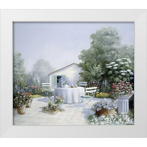 Motz, Peter 13x12 White Modern Wood Framed Museum Art Print Titled - All good things