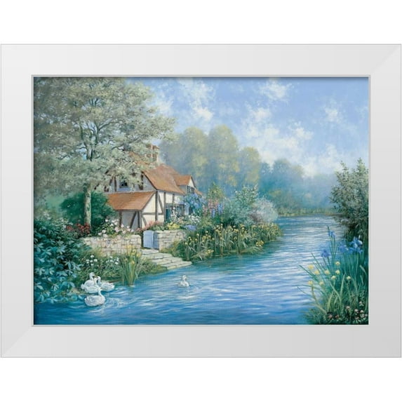 Motz, Peter 14x11 White Modern Wood Framed Museum Art Print Titled - Lakescape