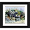 thumbnail image 1 of Motz, Peter 14x12 Black Ornate Wood Framed with Double Matting Museum Art Print Titled - Days delight, 1 of 4