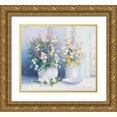 thumbnail image 1 of Motz, Peter 23x20 Gold Ornate Wood Framed with Double Matting Museum Art Print Titled - From grannys garden, 1 of 4