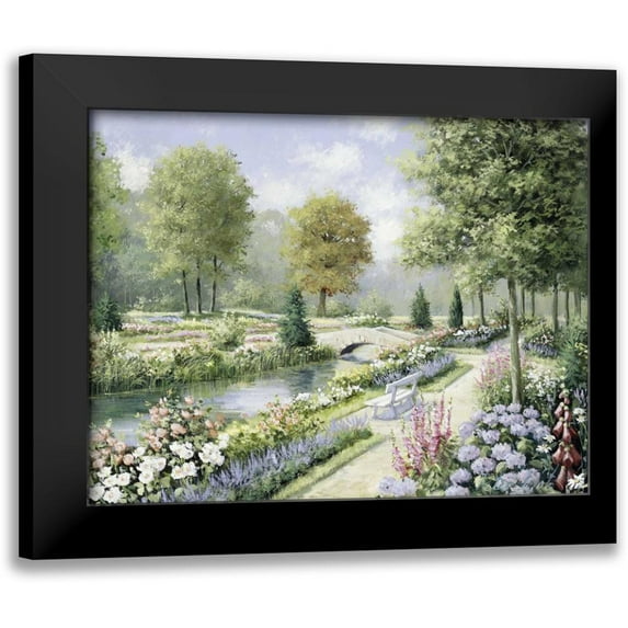 Motz, Peter 24x19 Black Modern Framed Museum Art Print Titled - Park I