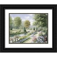 thumbnail image 1 of Motz, Peter 24x19 Black Ornate Wood Framed with Double Matting Museum Art Print Titled - Park I, 1 of 4