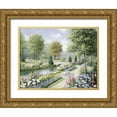 thumbnail image 1 of Motz, Peter 32x26 Gold Ornate Wood Framed with Double Matting Museum Art Print Titled - Park I, 1 of 4