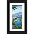 thumbnail image 1 of Motz, Peter 8x14 Black Ornate Wood Framed with Double Matting Museum Art Print Titled - A view over Mykonos, 1 of 4