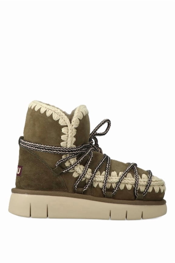 The Bounce Boot Suede Scoubiedoo L Green (Women's)
