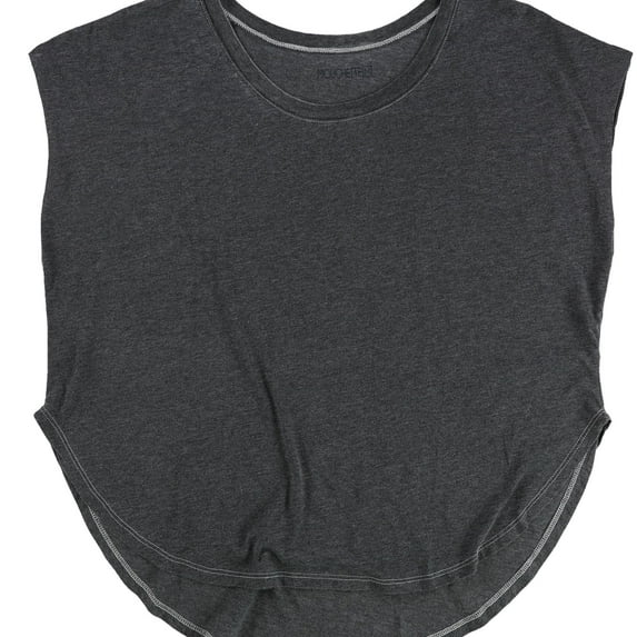 Mouchette Womens Shirttail Basic T-Shirt, Grey, Small