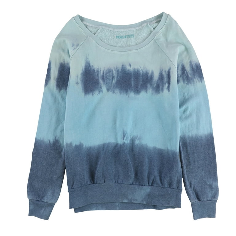 Mouchette Womens Tie Dye Sweatshirt Blue Medium Walmart